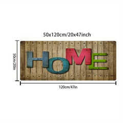 Anti Fatigue Kitchen Mat Wood Print