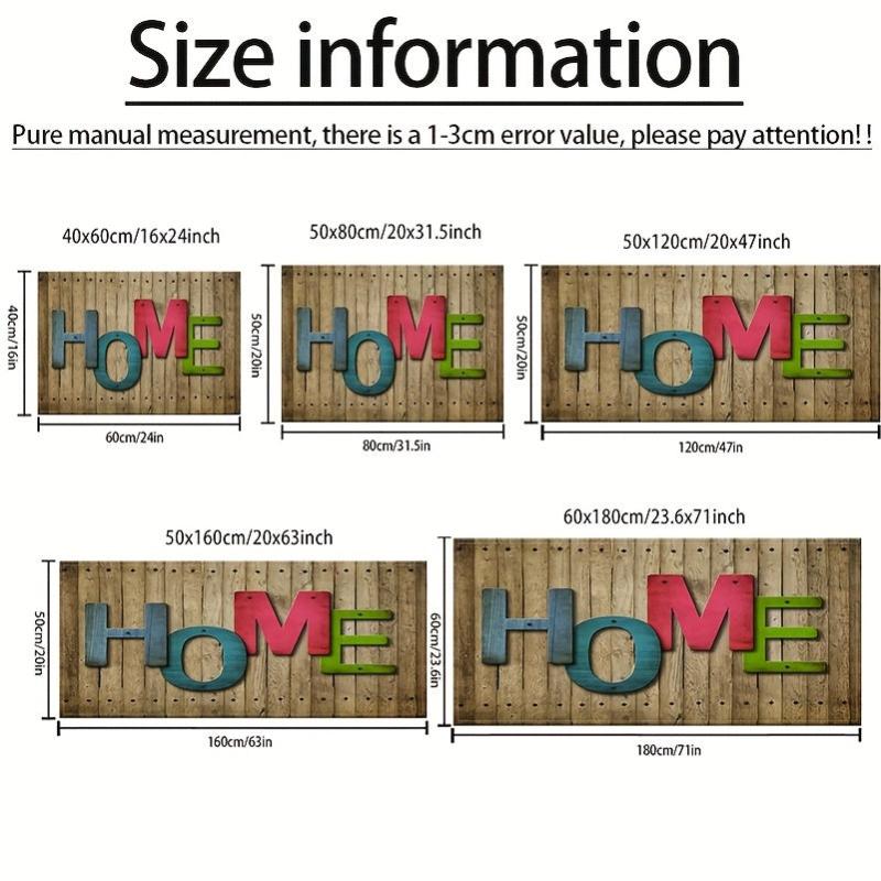 Anti Fatigue Kitchen Mat Wood Print
