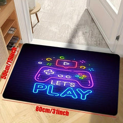 Game Style Floor Mat Modern Home Decor for Kids Bedroom and Living Room