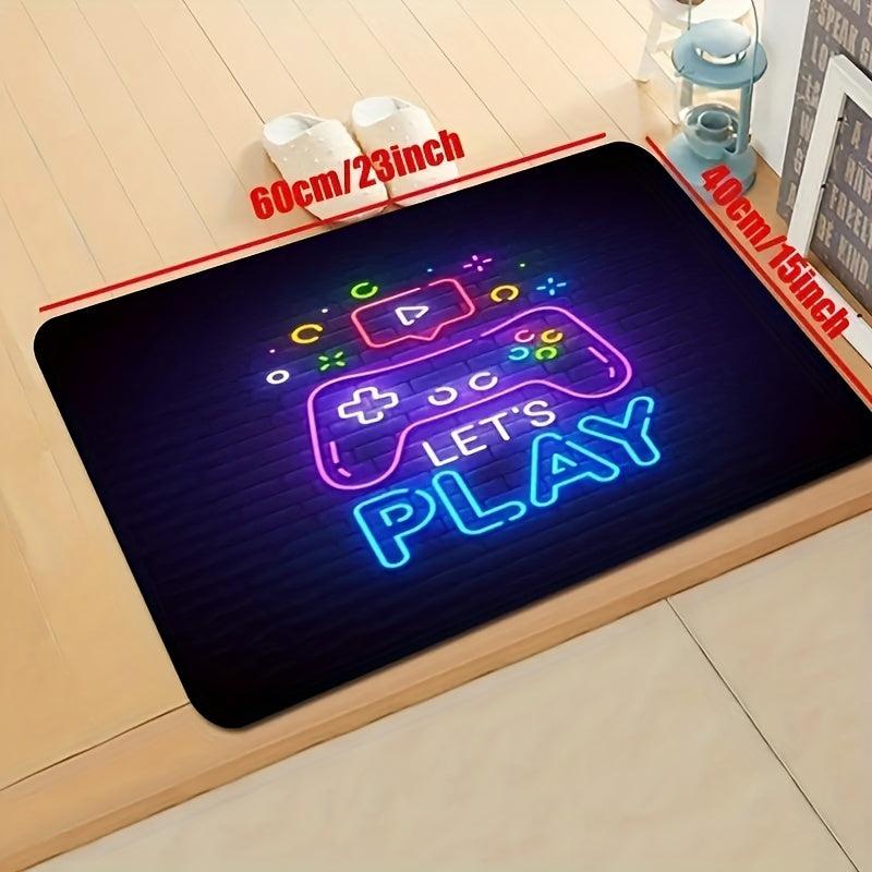 Game Style Floor Mat Modern Home Decor for Kids Bedroom and Living Room