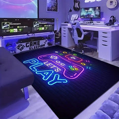 Game Style Floor Mat Modern Home Decor for Kids Bedroom and Living Room
