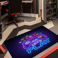 Game Style Floor Mat Modern Home Decor for Kids Bedroom and Living Room