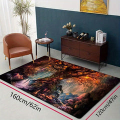 Soft Flannel Floor Mat Non slip Waterproof Doormat