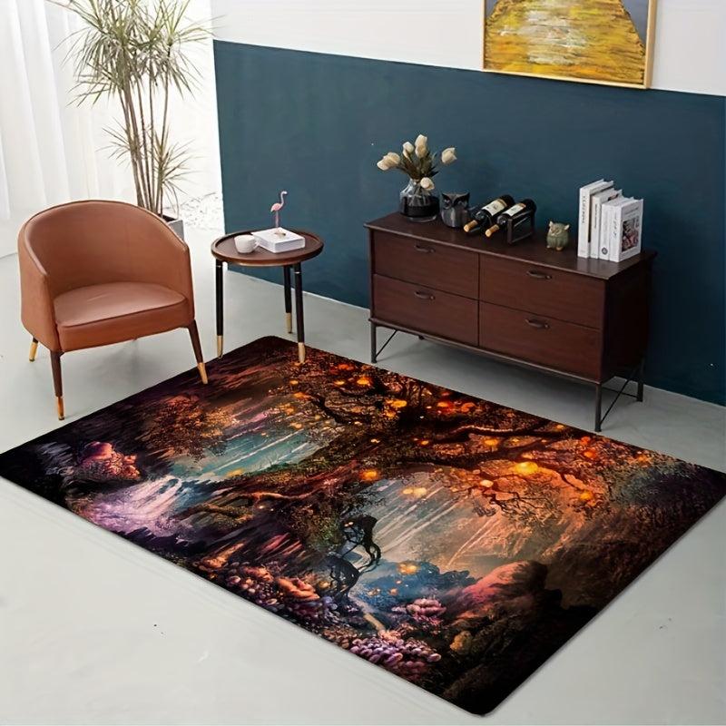 Soft Flannel Floor Mat Non slip Waterproof Doormat