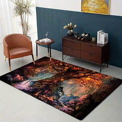 Soft Flannel Floor Mat Non slip Waterproof Doormat
