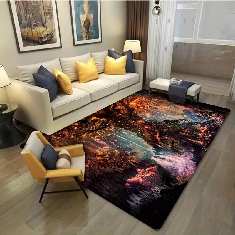 Soft Flannel Floor Mat Non slip Waterproof Doormat
