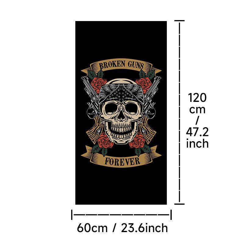 Halloween Decoration Rug Horror Home Decor Carpet Dark Skull Floor Mat