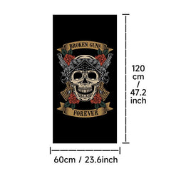 Halloween Decoration Rug Horror Home Decor Carpet Dark Skull Floor Mat
