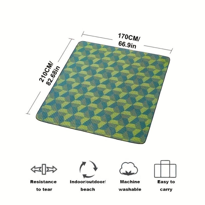 Waterproof Picnic Blanket 3-Layer Thickened Beach Blanket