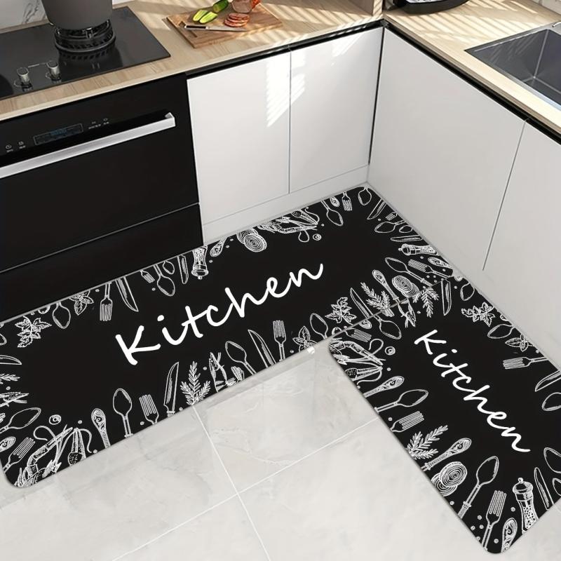 Anti Fatigue Kitchen Mat Absorbent Washable Runner Rug for Hallways and Entrance