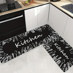 Anti Fatigue Kitchen Mat Absorbent Washable Runner Rug for Hallways and Entrance