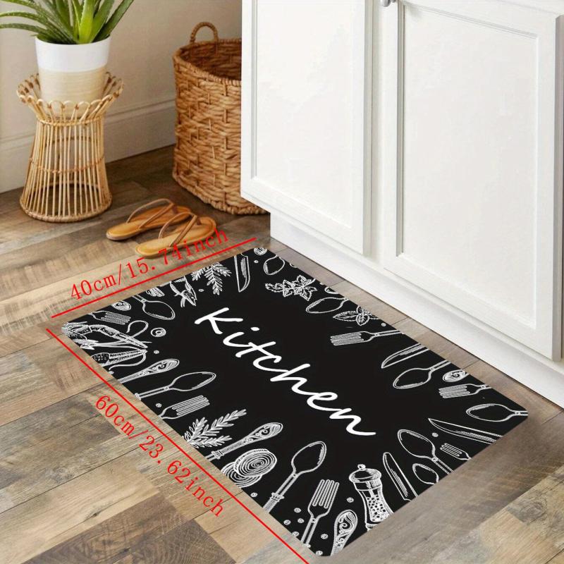 Anti Fatigue Kitchen Mat Absorbent Washable Runner Rug for Hallways and Entrance