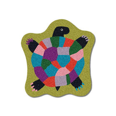 Sea Turtle Colorblock Plush Carpet - Halloween Decoration