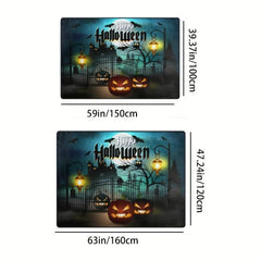 Halloween Area Rug Quick Dry Absorbent Entrance Mat Room Decor Home