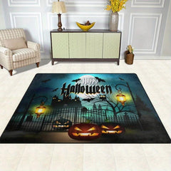 Halloween Area Rug Quick Dry Absorbent Entrance Mat Room Decor Home