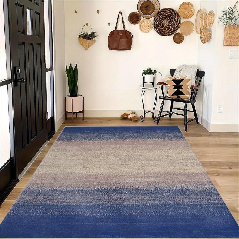 Large Soft Faux Sheepskin Floor Mat Easy to Clean Anti-skid Throw Rug