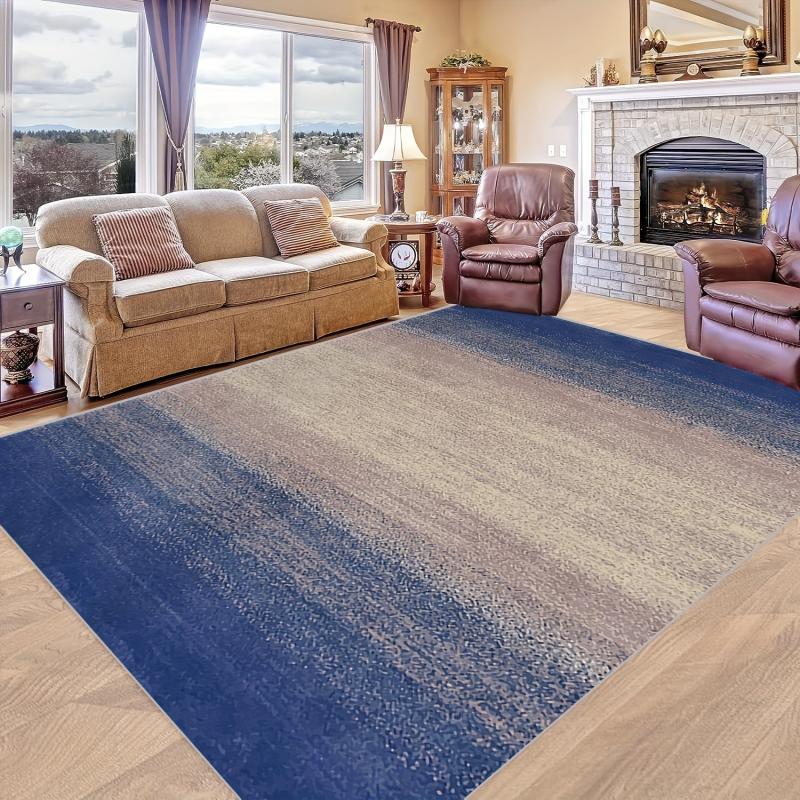 Large Soft Faux Sheepskin Floor Mat Easy to Clean Anti-skid Throw Rug