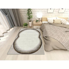 1pc Minimalist Art Carpet Floor Mat Soft Faux Sheepskin Floor Mat