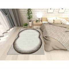 1pc Minimalist Art Carpet Floor Mat Soft Faux Sheepskin Floor Mat