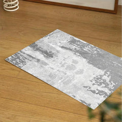 Gray Non Slip Living Room Carpet Soft and Durable Mat
