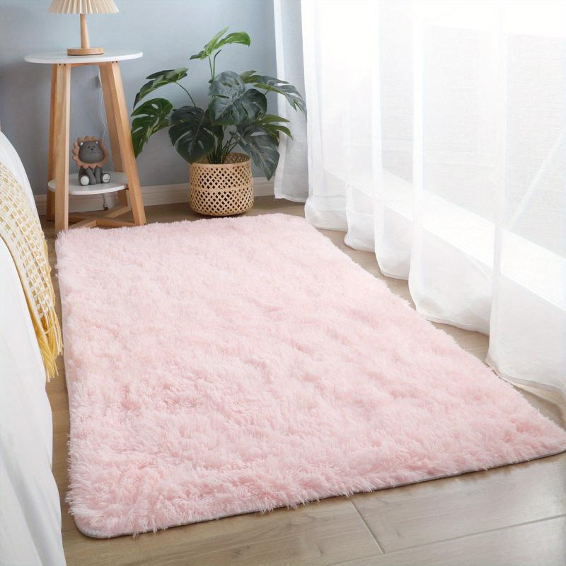Soft Plush Shaggy Area Rugs Fluffy Floor Carpet Bedroom Living Room Non Slip