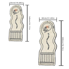 Modern Kitchen Rug Balcony Clock Bay Window Cushion Bedroom Decoration Carpet