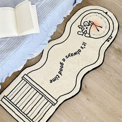 Modern Kitchen Rug Balcony Clock Bay Window Cushion Bedroom Decoration Carpet