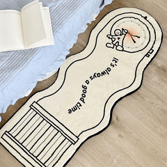 Modern Kitchen Rug Balcony Clock Bay Window Cushion Bedroom Decoration Carpet