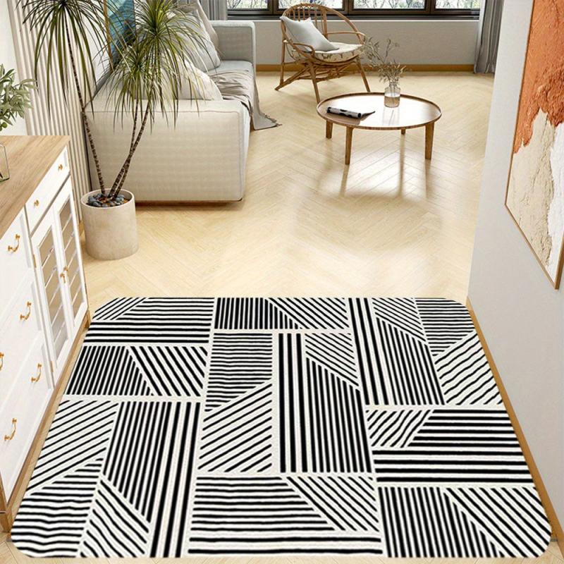 Non Slip Floral Doormat Absorbent Anti Fatigue for Kitchen Living Room Bedroom
