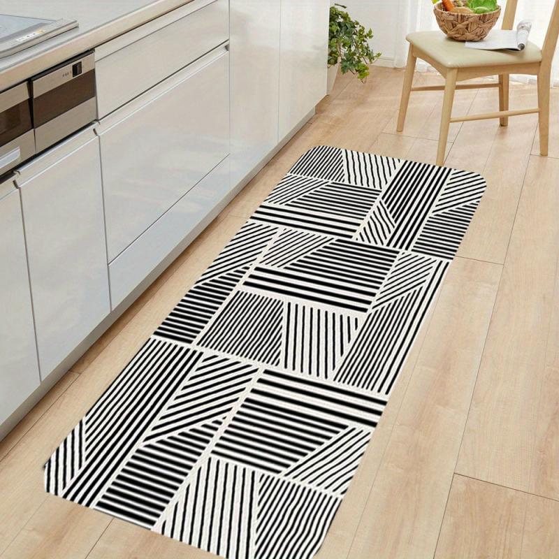 Non Slip Floral Doormat Absorbent Anti Fatigue for Kitchen Living Room Bedroom