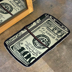 100 Dollar Kitchen Rug Retro Bedroom Bedside Carpet Mat