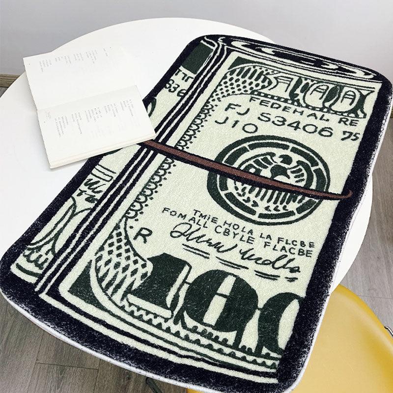100 Dollar Kitchen Rug Retro Bedroom Bedside Carpet Mat