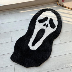 Ghostface Rug Dread Themed Man Tufting Art Rug For Bedroom