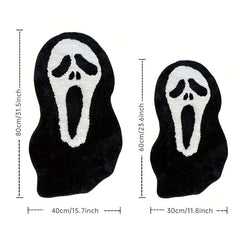 Ghostface Rug Dread Themed Man Tufting Art Rug For Bedroom