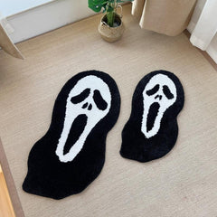 Ghostface Rug Dread Themed Man Tufting Art Rug For Bedroom
