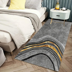Geometric Area Rug Modern Nordic Soft Polyester Fiber Mat