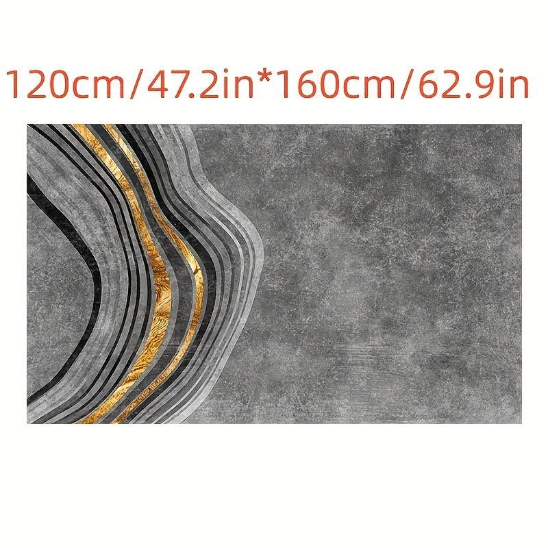 Geometric Area Rug Modern Nordic Soft Polyester Fiber Mat