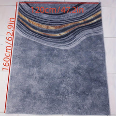 Geometric Area Rug Modern Nordic Soft Polyester Fiber Mat