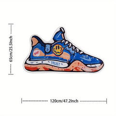 1pc Sneaker Anti Slip Absorbent Mat Durable Indoor Outdoor Entrance Doormat