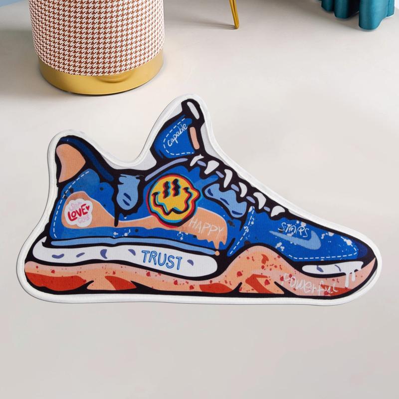 1pc Sneaker Anti Slip Absorbent Mat Durable Indoor Outdoor Entrance Doormat