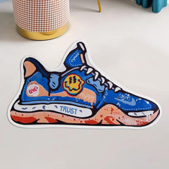 1pc Sneaker Anti Slip Absorbent Mat Durable Indoor Outdoor Entrance Doormat