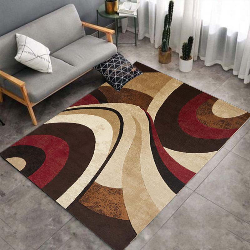 Modern Geometric Area Rug Non Shedding Floor Carpet 70