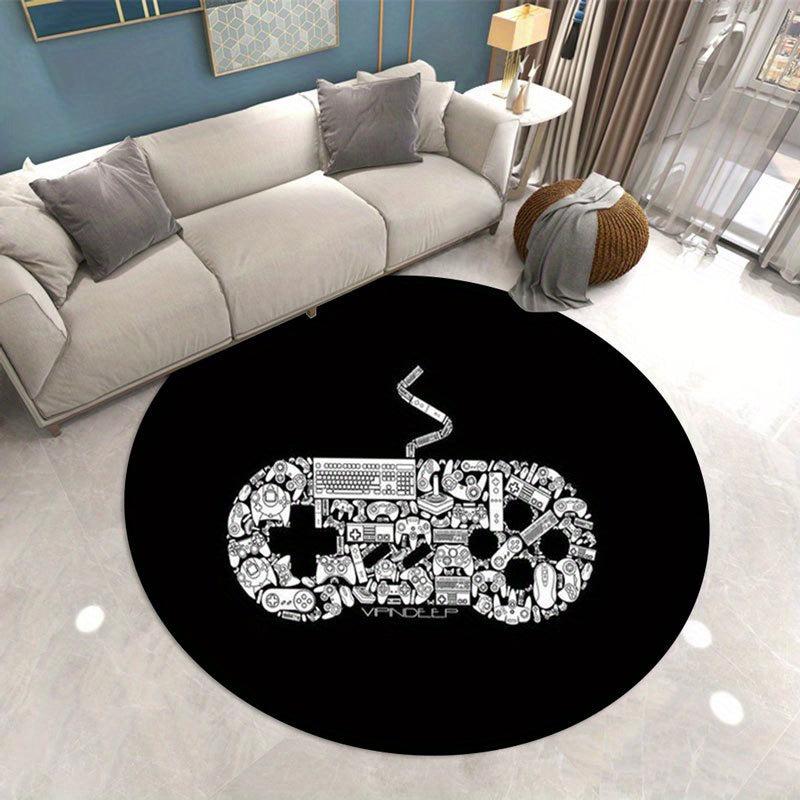 Round Game Machine Carpet, Children's Bedroom Theme Cartoon Carpet