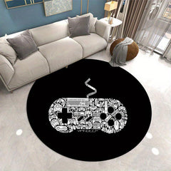 Round Game Machine Carpet, Children's Bedroom Theme Cartoon Carpet