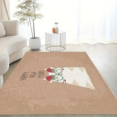 Happy New Year Cat Kitchen Rug Non Slip Washable Carpet Entrance Doormat