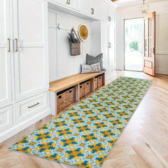 Non Slip Laundry Room Rug Soft Washable Runner Mat for Hall Living Room Bedroom