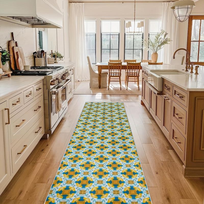 Non Slip Laundry Room Rug Soft Washable Runner Mat for Hall Living Room Bedroom