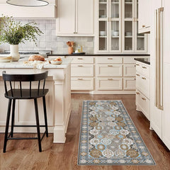 Vintage Boho 2'X10' Runner Rug Extra Long Laundry Room Rug