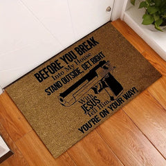 English Door Mat Kitchen Carpet Anti-slip Indoor Entrance Home Decoration