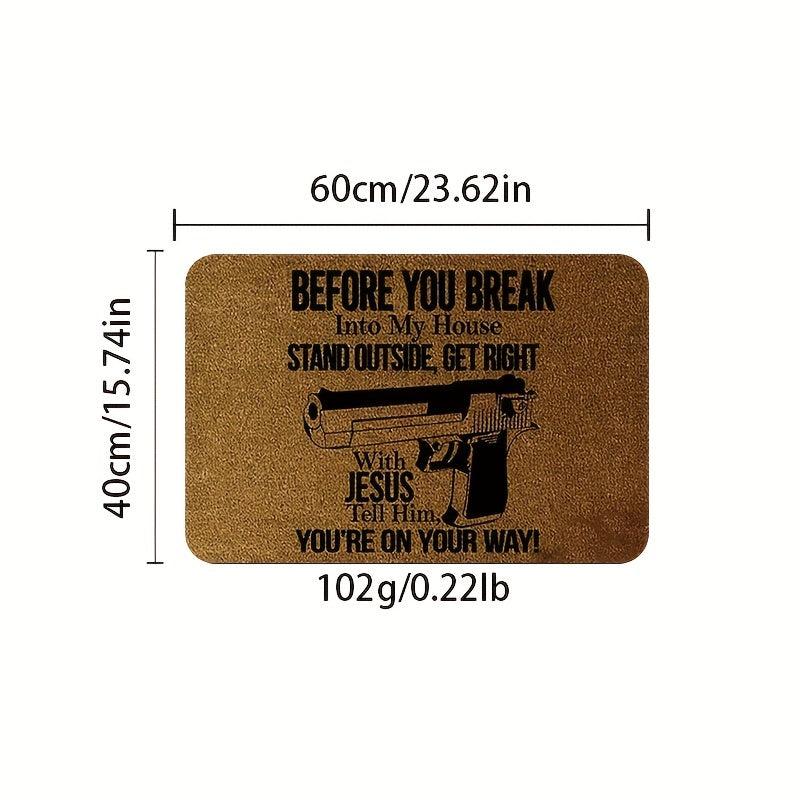 English Door Mat Kitchen Carpet Anti-slip Indoor Entrance Home Decoration